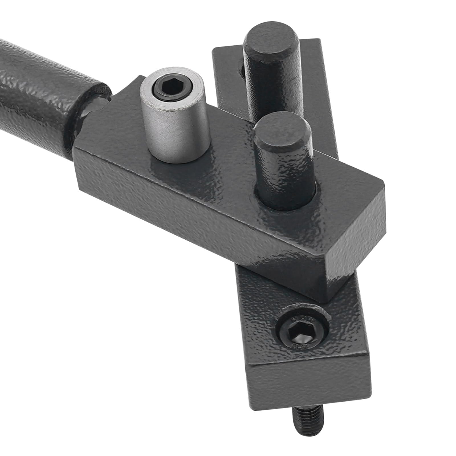 Metallbiegemaschine Handbiegemaschine Biegegerät Metallbiegewerkzeuge für Stahl Maximaler Biegewinkel 190 Grad Durchmesser 12Mm Stahlstange alle Arten von Flachstahl und Stahlstab Verarbeiten