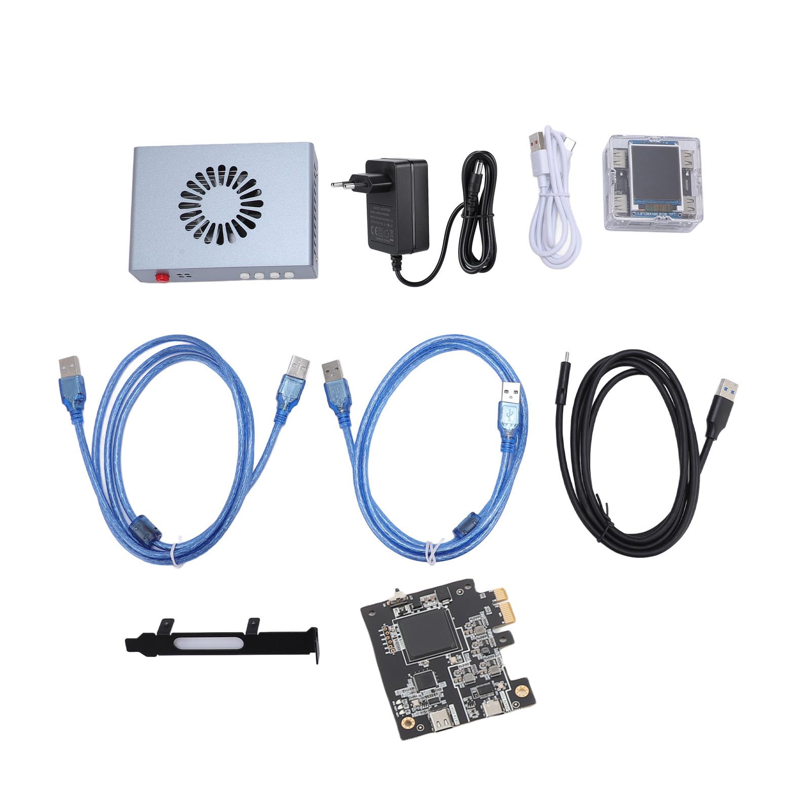 SENECESLI Syntezator Interfejsu Multimedialnego HD, Syntezator DMA w Aluminium 60 Hz do Wideokonferencji (wtyczka UE)