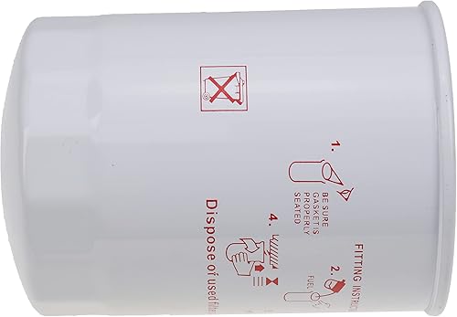 Miniatura 7 de JZGRDN 3 filtros de combustible 16631-43560 HH166-43560 compatibles con Kubota V2203 V3307 Motor SSV65 SSV75 SVL75 SVL90 Cargador M5700 M6800 M8200