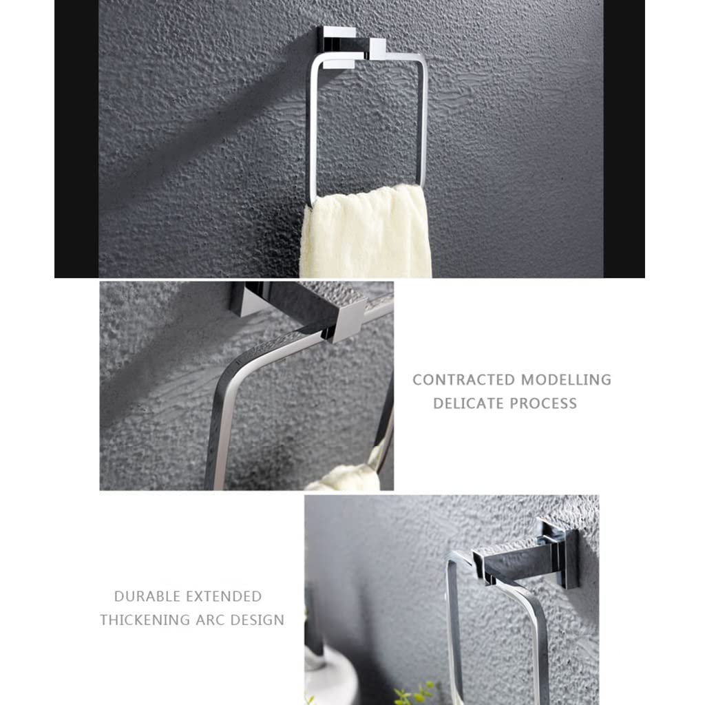 Toallero de baño, aro para Toalla de Mano, aro para Toalla de Cobre Macizo, toallero, Colgante de Hardware, Percha de Toalla de Estilo Moderno