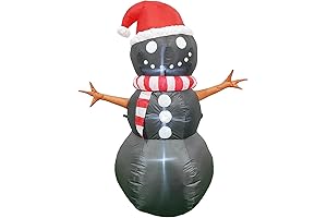 Enchanting Inflatable Snowman Standing Tall at 5 FT