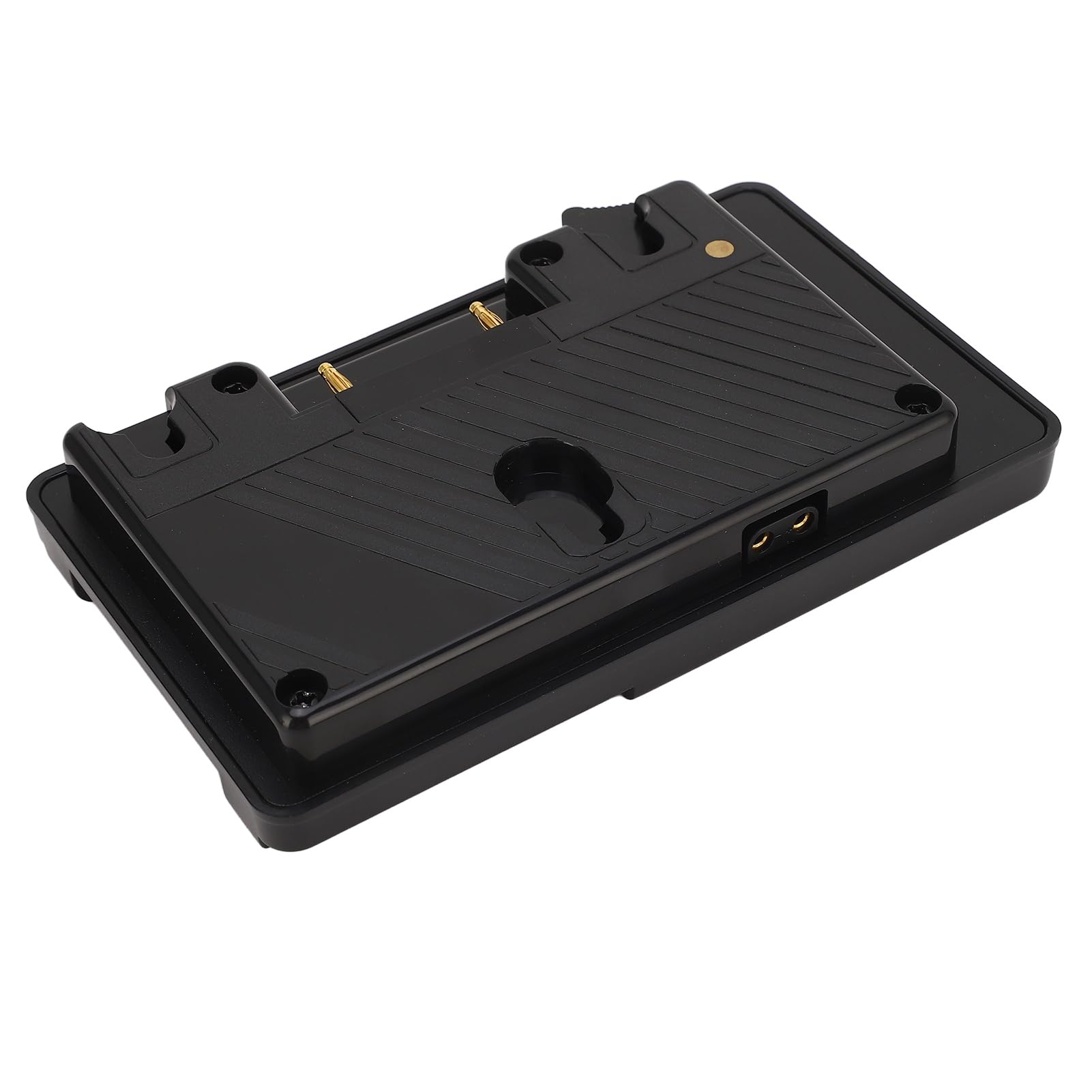 Placa Adaptadora Convertidora para Batería Bauer Gold Mount a V Mount con Salida D Tap