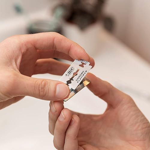 Miniatura 4 de 50 BIC - Cuchillas de afeitar de doble filo, cromo platino