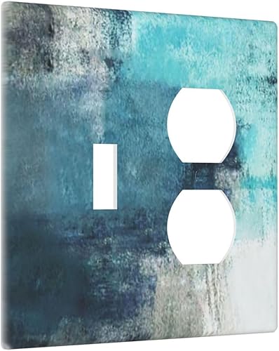 Miniatura 53 de Cubierta de Interruptor de Luz de Palanca de 1 Gang con Estampado de Bosque de Pinos Rústico Campestre, Cabaña Lodge Granero Bosque Forestal de