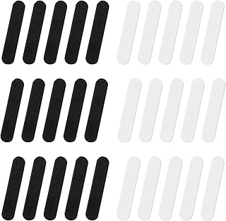 Tikfoam Hat Size Reducer Foam Self Adhesive Hat Size Reducing Tape 30 Pieces for Hats Caps Sweatband,Black and White,Hat S...
