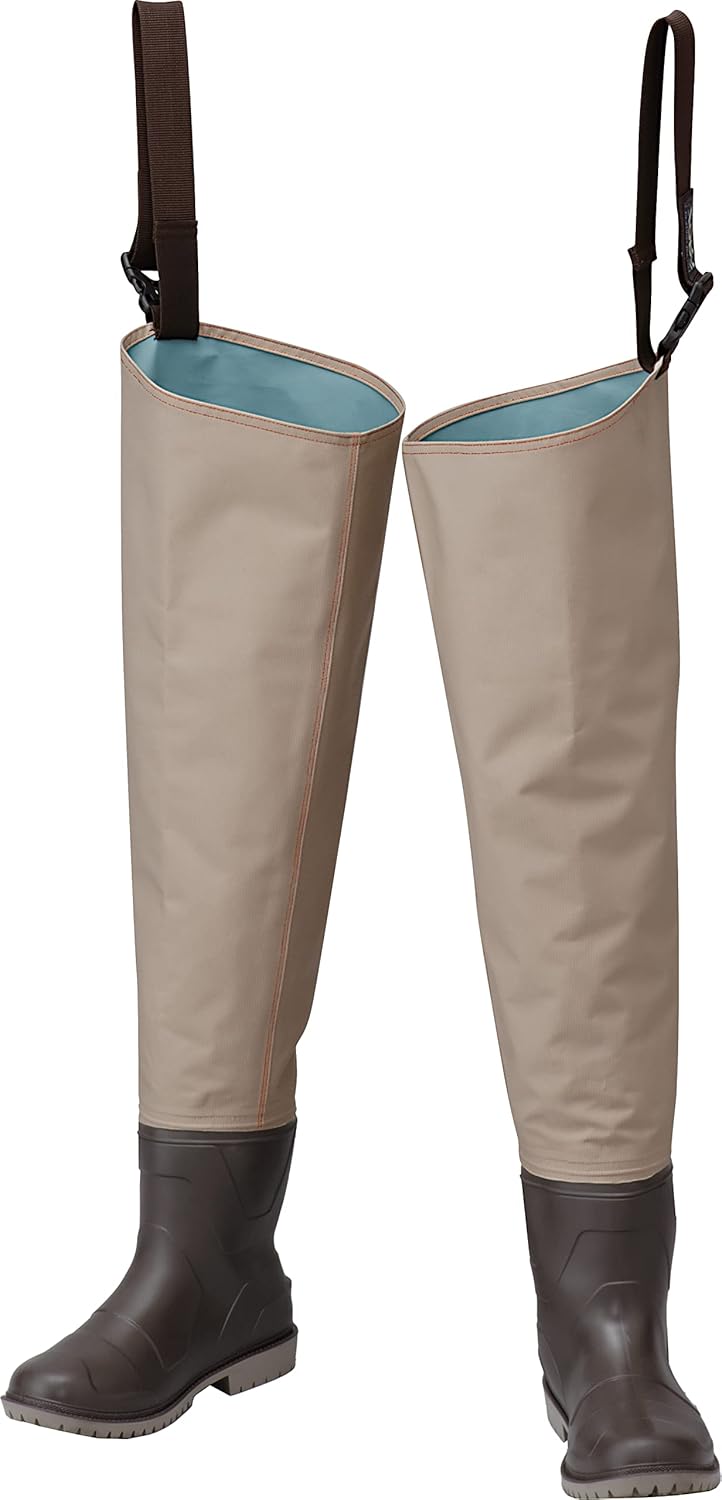 Prox Teflon Polyester Wader, Non-Breathable Teflon Water Repellent Treatment, Ripstop Fabric; Sizes: 3S/SS/S/M/L/LL/3L/4L/5L/6L; Sole Type: Felt/Radial/Felt Spikes