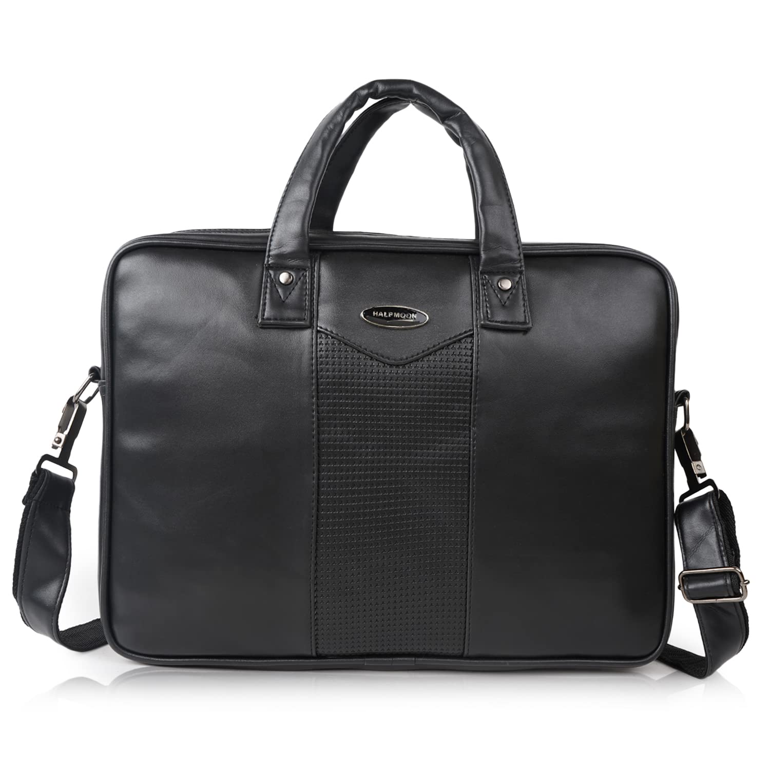 See full amazon price history chart for Half Moon Iconic Vegan Leather Laptop Bag for Men/Office Bag for Men, Brown | Fits Upto 14 Inch Laptop/MacBook| Leather Bag with Shoulder Straps | Laptop Messenger Bag/Leather Bag for Men (Black) Half Moon Iconic Vegan Leather Laptop Bag for Men/Office Bag for Men, Brown | Fits Upto 14 Inch Laptop/MacBook| Leather Bag with Shoulder Straps | Laptop Messenger Bag/Leather Bag for Men (Black) (B0C72MCC5L) Amazon Price History, Amazon Price Tracker