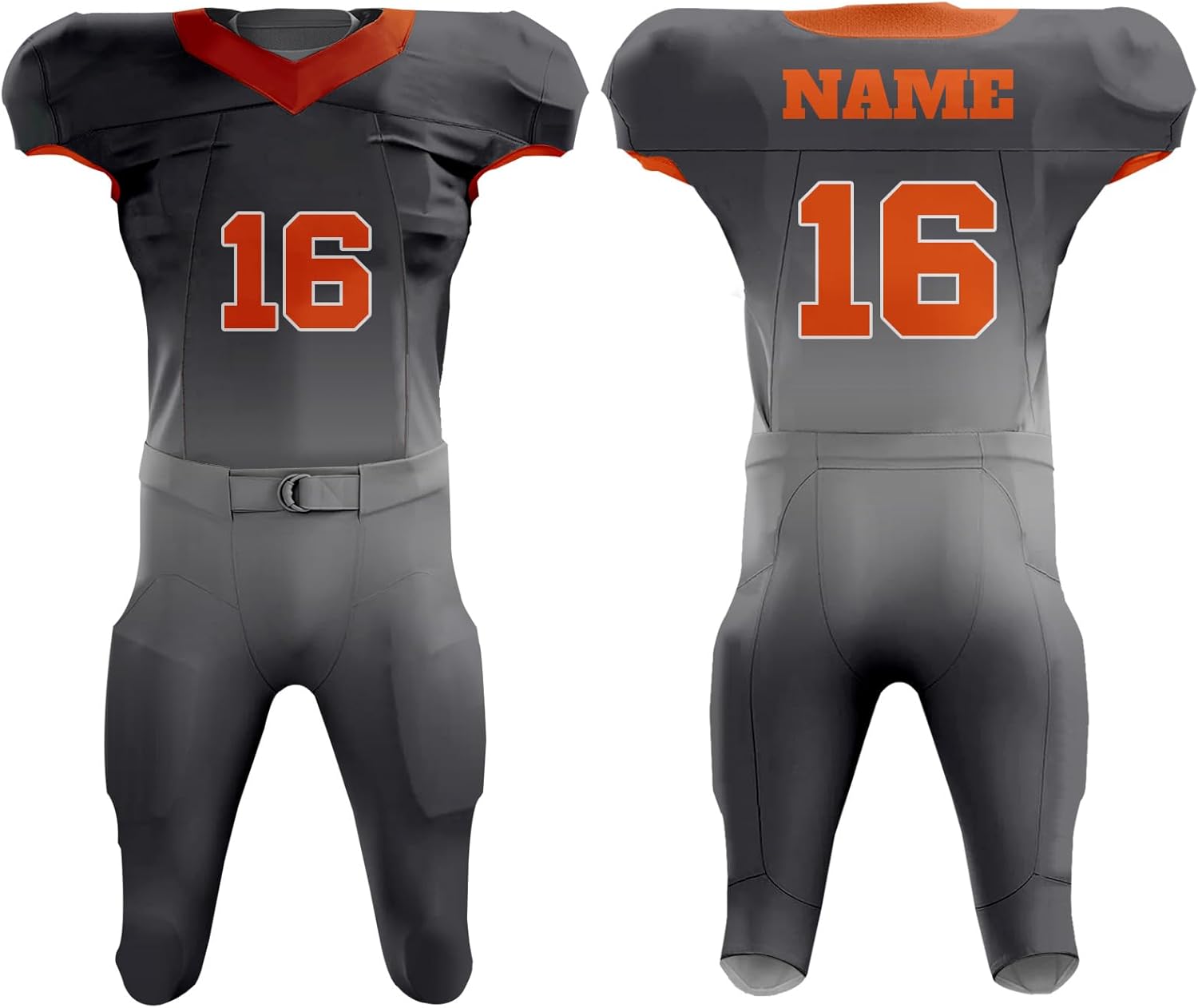 Custom Unisex Adult Youth Gradient Football Uniform - Includes Jersey & Pants
