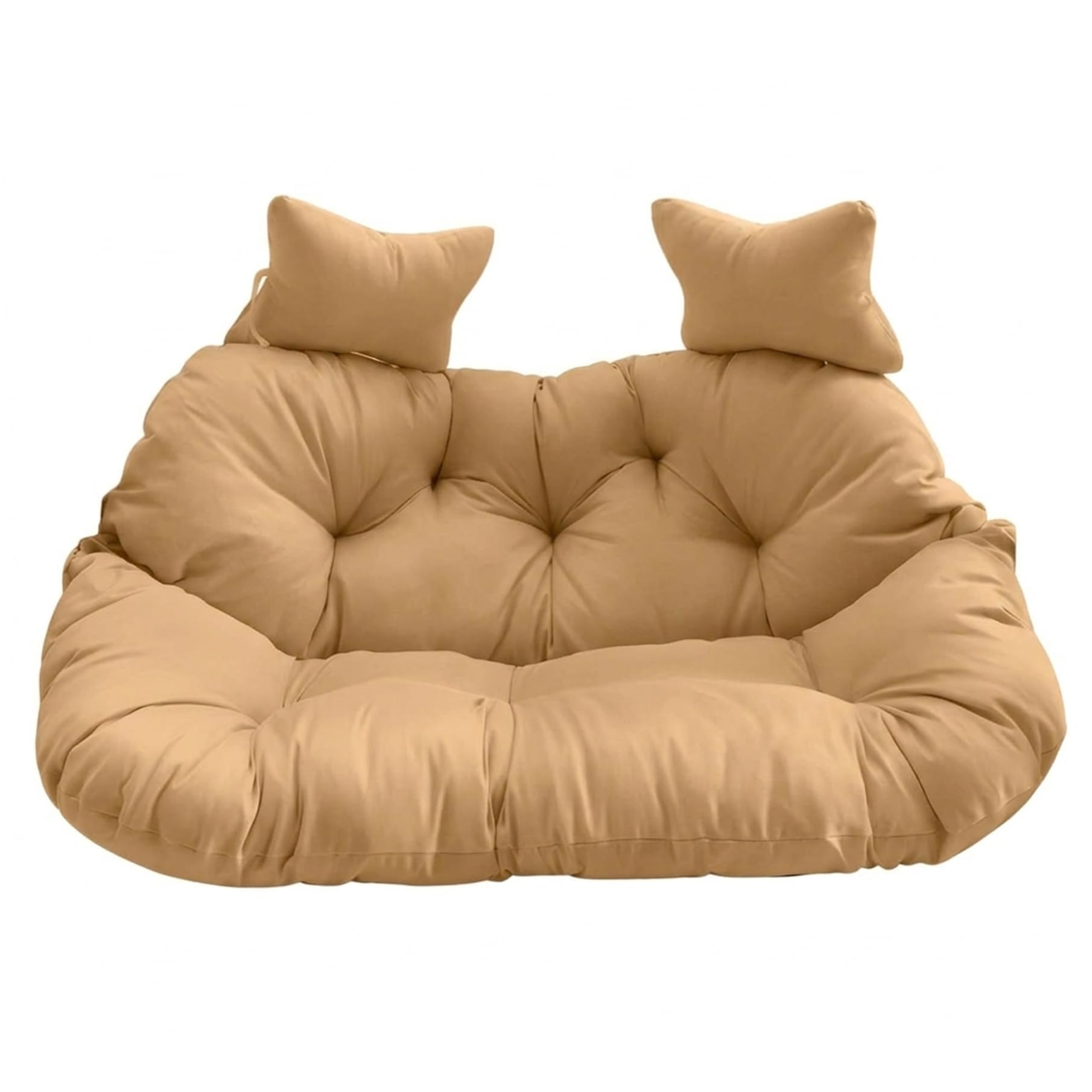 Coussin Chaise Suspendu Double Œuf Kaki Haute Densité Déhoussable