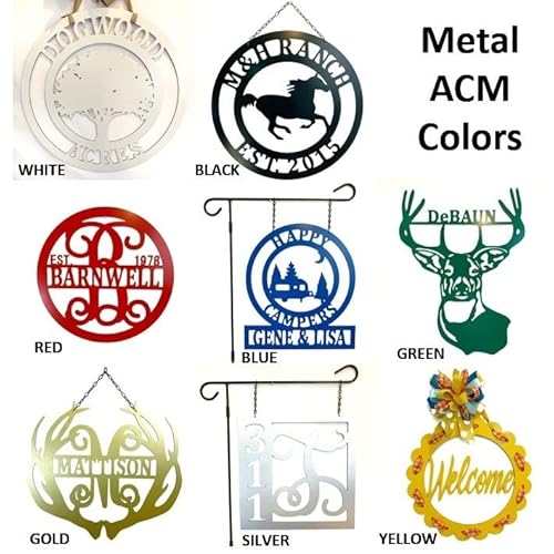 Customized Front Door Sign, Last Name Signs For Home Decor Wall, Large 24 Inch, Quick Shipping, Pk Decor Split Letter Metal Acm Family Name Sign Personalized, Housewarming Gift, Anniversary, Birthday #TOP7