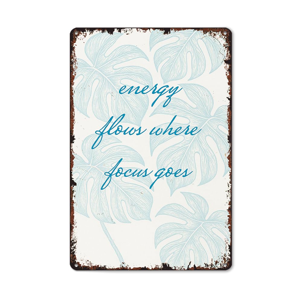 Youth Trend Color Style Sign 8x12 Inch, Fresh Aluminum Decor For Dormitory Home Layout