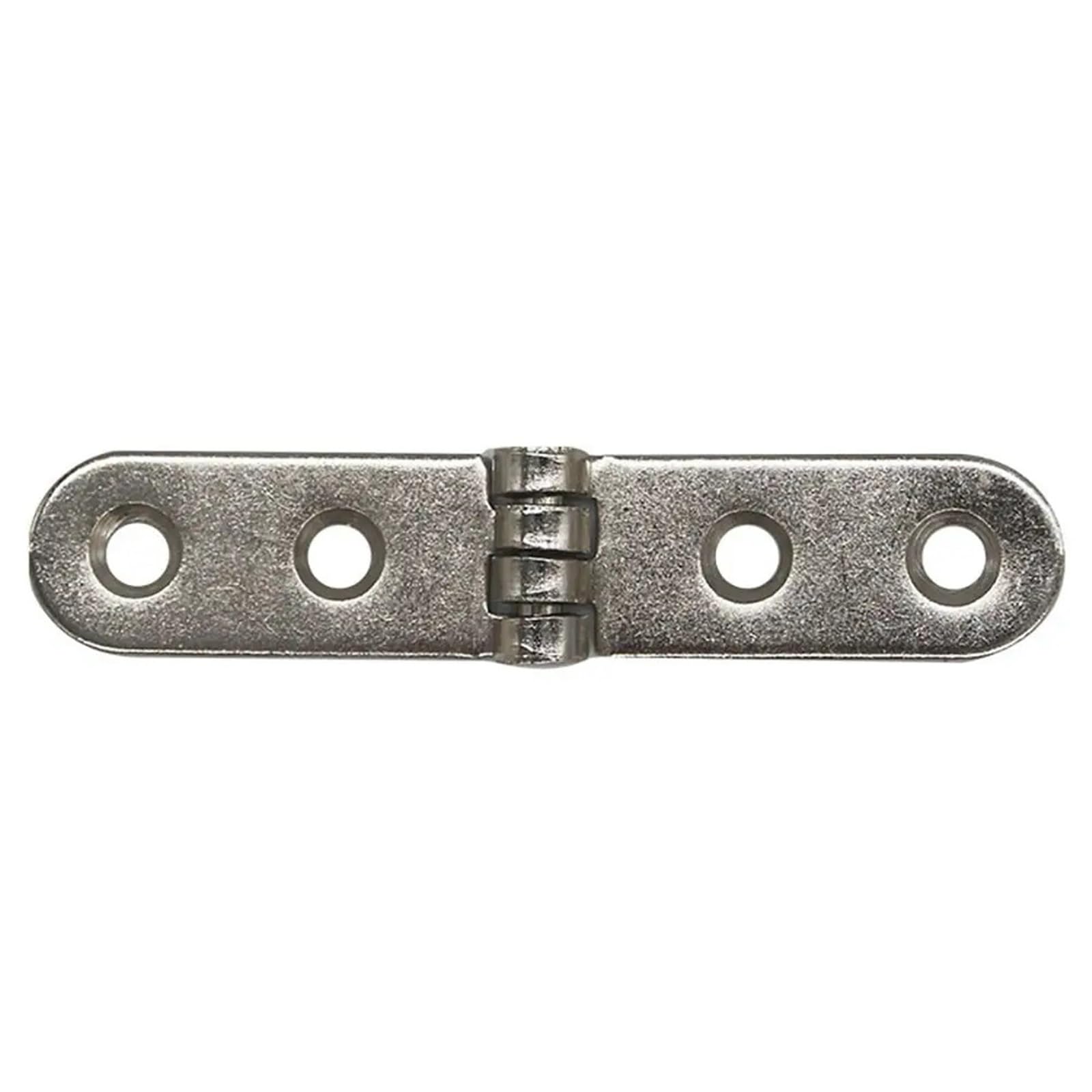 8Pcs Flip Hinge Excluding Screws Silver Flap Screw-On Hinges Furniture Hardware Accessories Metal for Folding Furniture