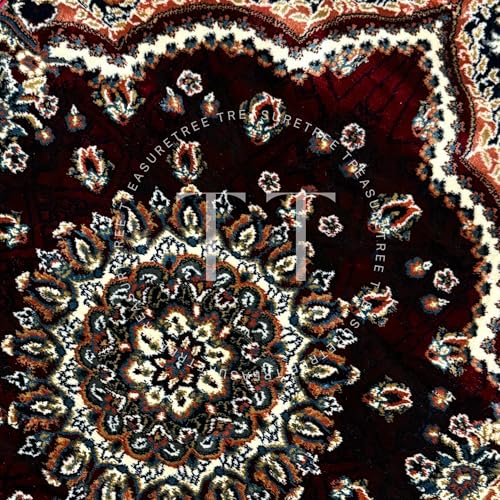 Image of Deluxe Velvet Heavyweight Prayer Mat | Elegant and Super Soft Design | Ideal for Muslim Prayers | Heavy Carpet Mat with Premium Softness and Luxurious Design. (Maroon)
