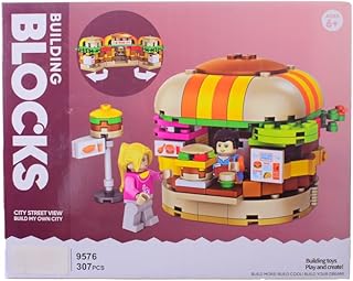 مكعبات بناء سيتي ستريت فيو لعمر 6 سنوات فما فوق، 307 قطعة - متعددة الالوان