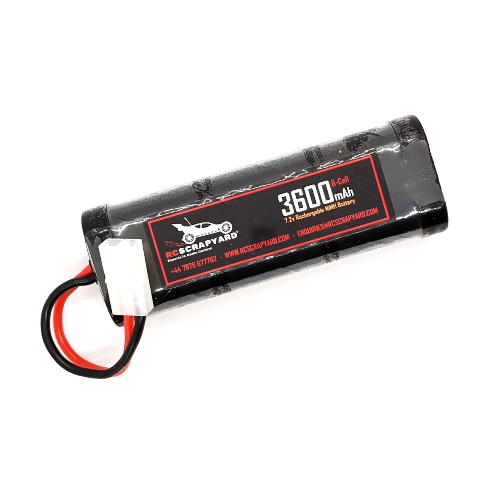 Battery 7.2v NiMH 3600 mAh RC Rechargeable - RC Car, Roto Drill Electric Nitro starter etc