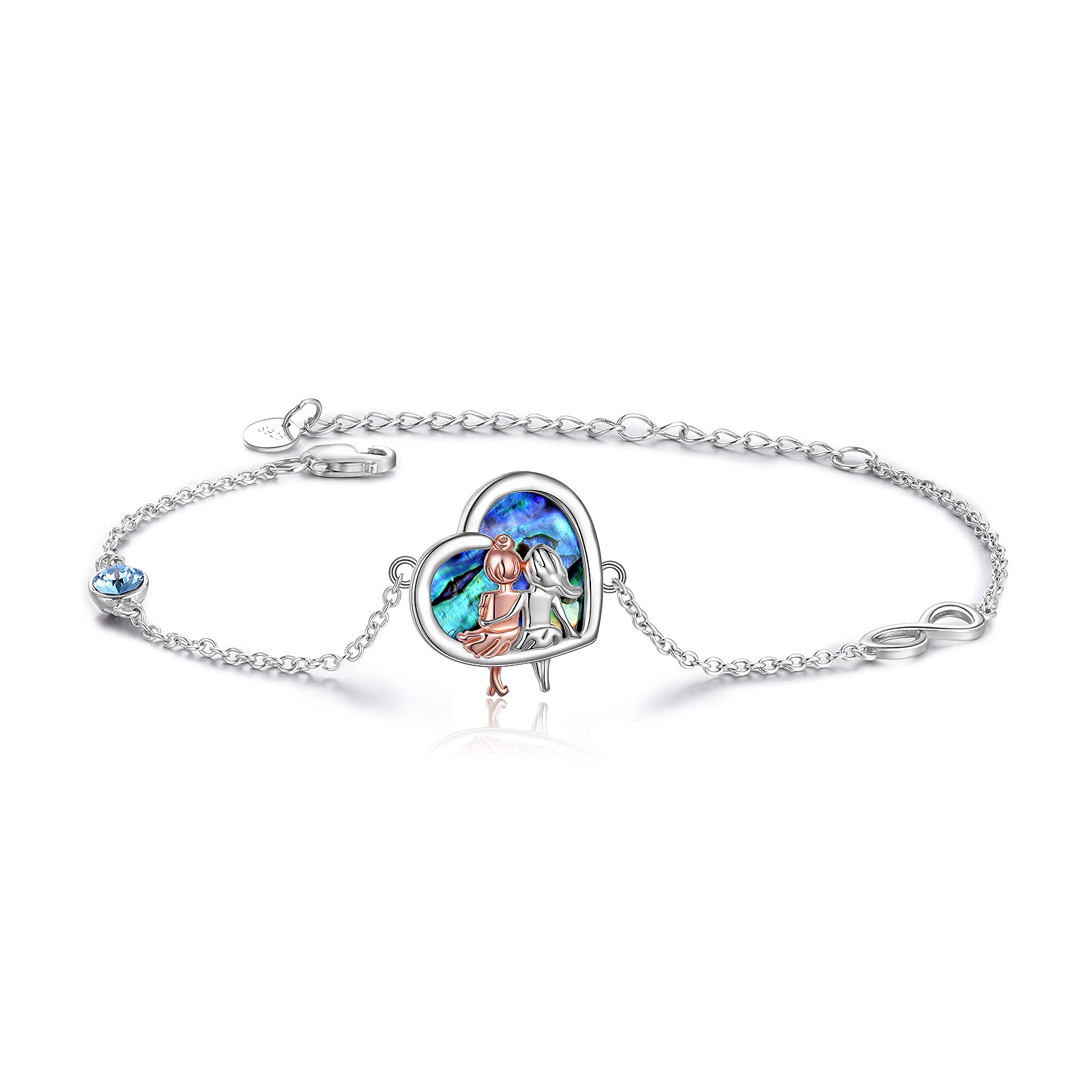 VONALA Böser Blick Armband 925 Sterling Silber Hamsa Hand von Fatima Türkisches Böse Auge Nazar