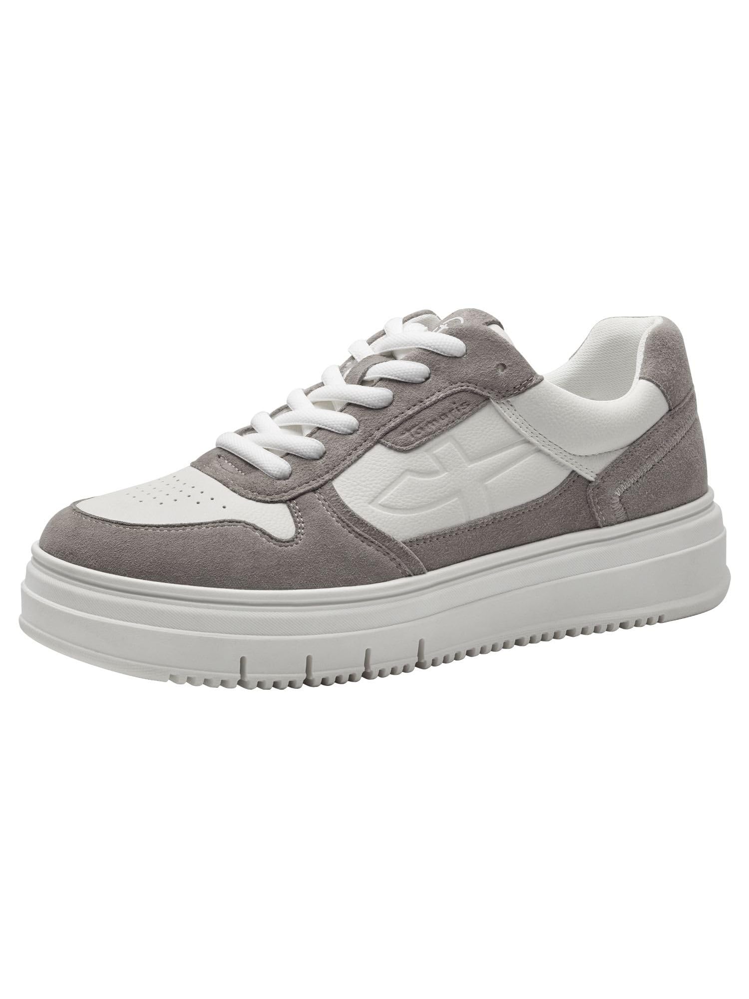 Tamaris Women' 1-23746-43 Sneaker, White Grey, 6 UK