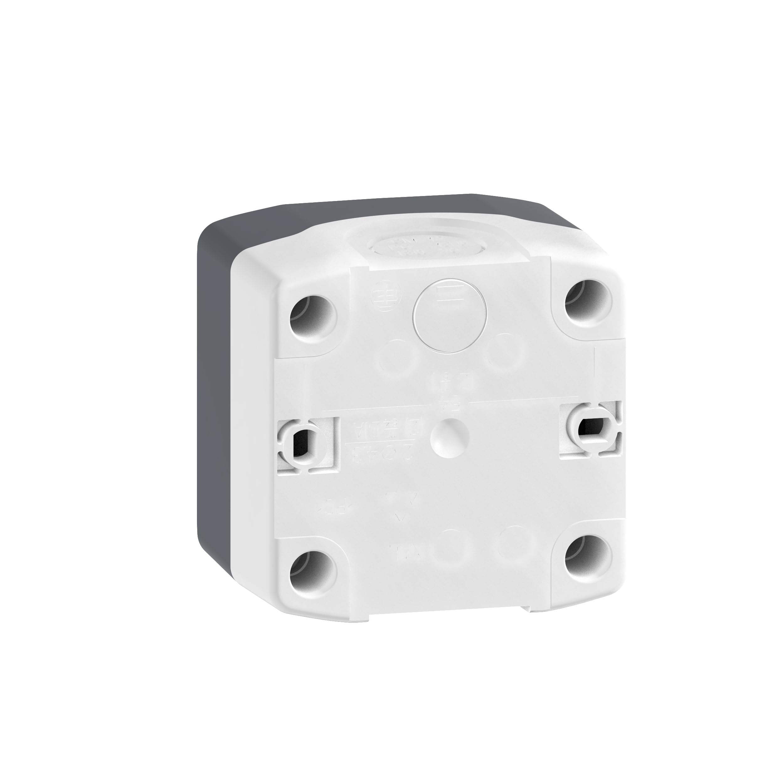 Schneider Electric Stacja sterująca, Harmony XALD, XALK, plastik, ciemnoszara pokrywa, 1 przełącznik wyboru, standardowy uchwyt 22 mm, 1NO