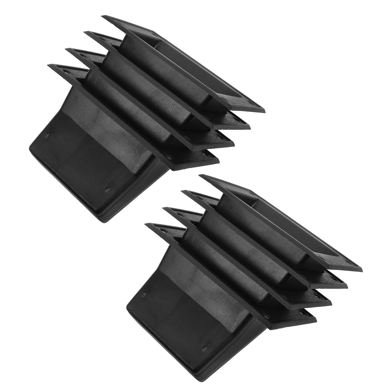 COHEALI 8pcs Black Plastic Speaker Box Handles Thickened Pull Design