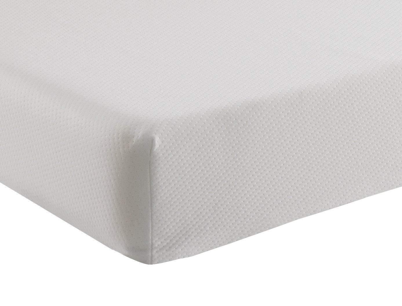 Starlight Beds Double Memory Foam Mattress, 4ft6 Medium Firm, White, Double Mattress 135cm x 190cm