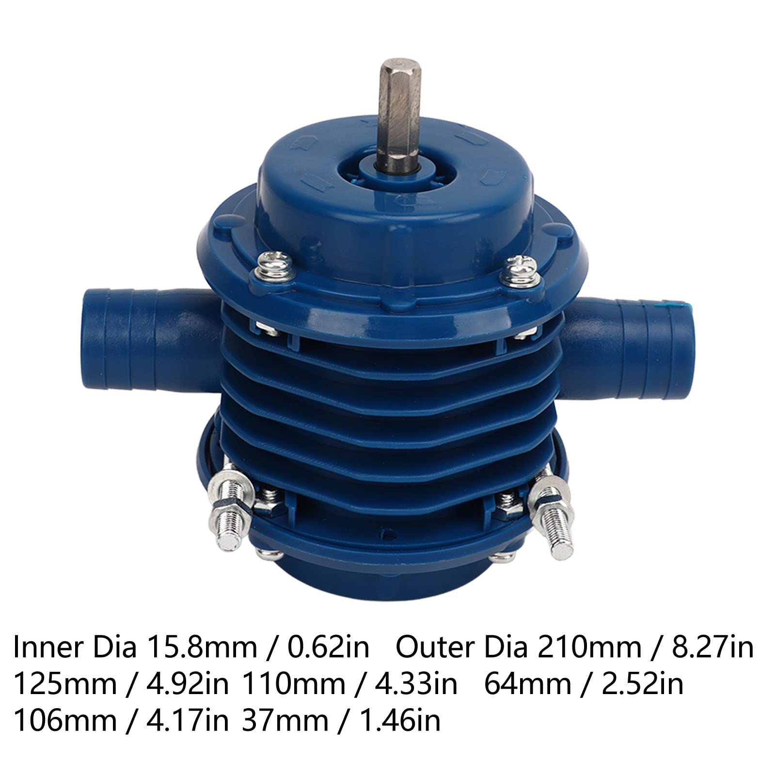 Pompa per Trapano a Mano Mini Pompa Elettrica per Trasferimento Acqua Autoadescante per Accessori Professionali Giardino