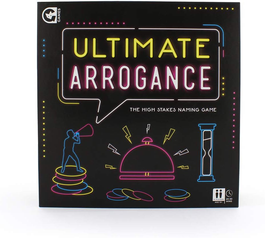 Ginger Fox - Ultimate Arrogance: A Bluffing and Deception Game Under Time Pressure. Card Games for Game Nights, Hangouts and More. Fun Family Activities for Ages 12 and OverThe Forest Stewardship Council