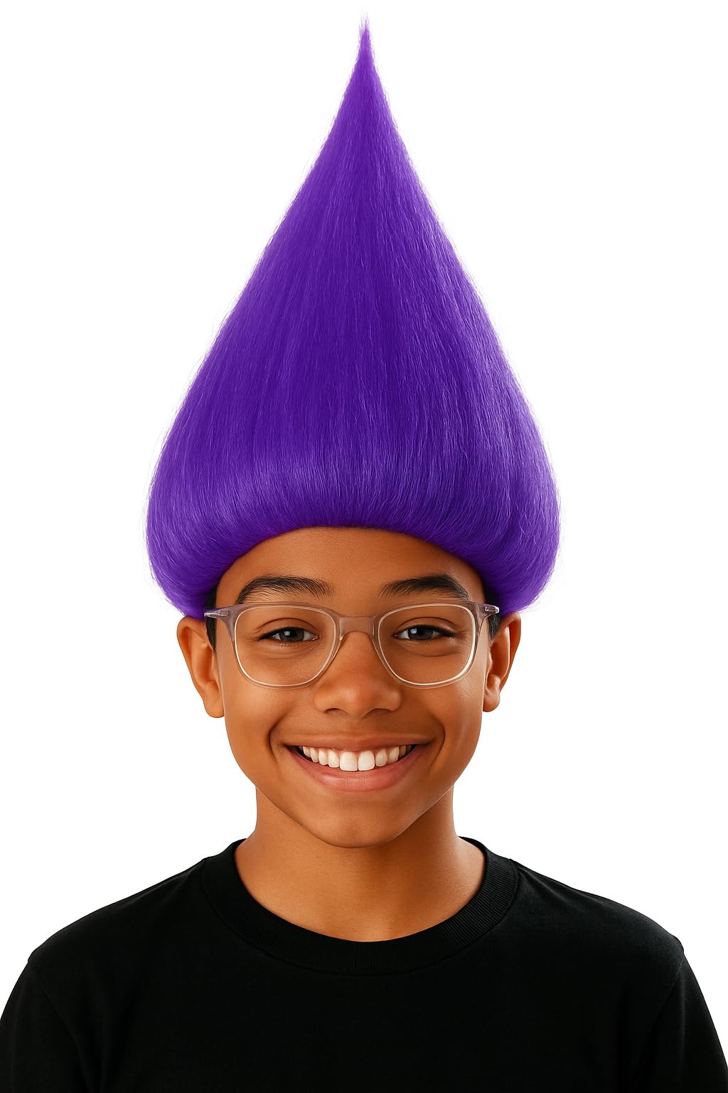 My Costume Wigs Purple Troll - Suitable For All Ages - Troll Inspired For Retro Or Modern Costumes (Purple)
