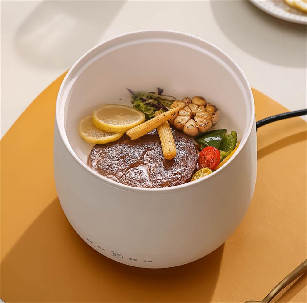 ZHANGMIN Mini Arrocera De 1,8 litros, Arrocera Eléctrica con Olla De Cerámica Antiadherente, Funcionamiento con Un Solo Toque, Perfecta For 1-2 Personas, 220-240V