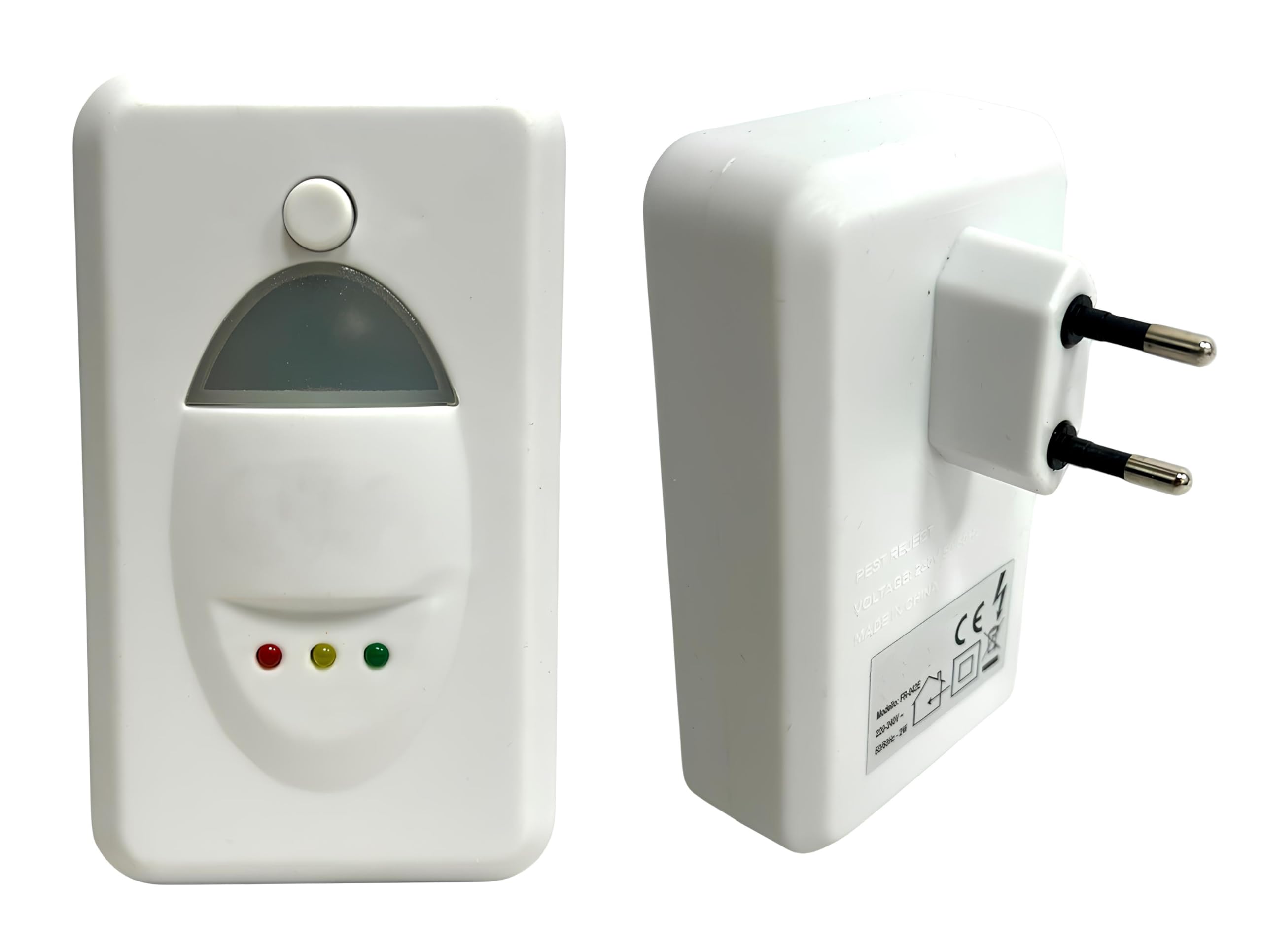 Repellente ad Ultrasuoni Qualità Top per Zanzare Insetti Volanti Ragni Mosche Dissuasore Doppia Protezione Elettromagnetica e Ultrasuoni Scacciatopi Scacciainsetti Elettrico Roditori Mosche Zanzare