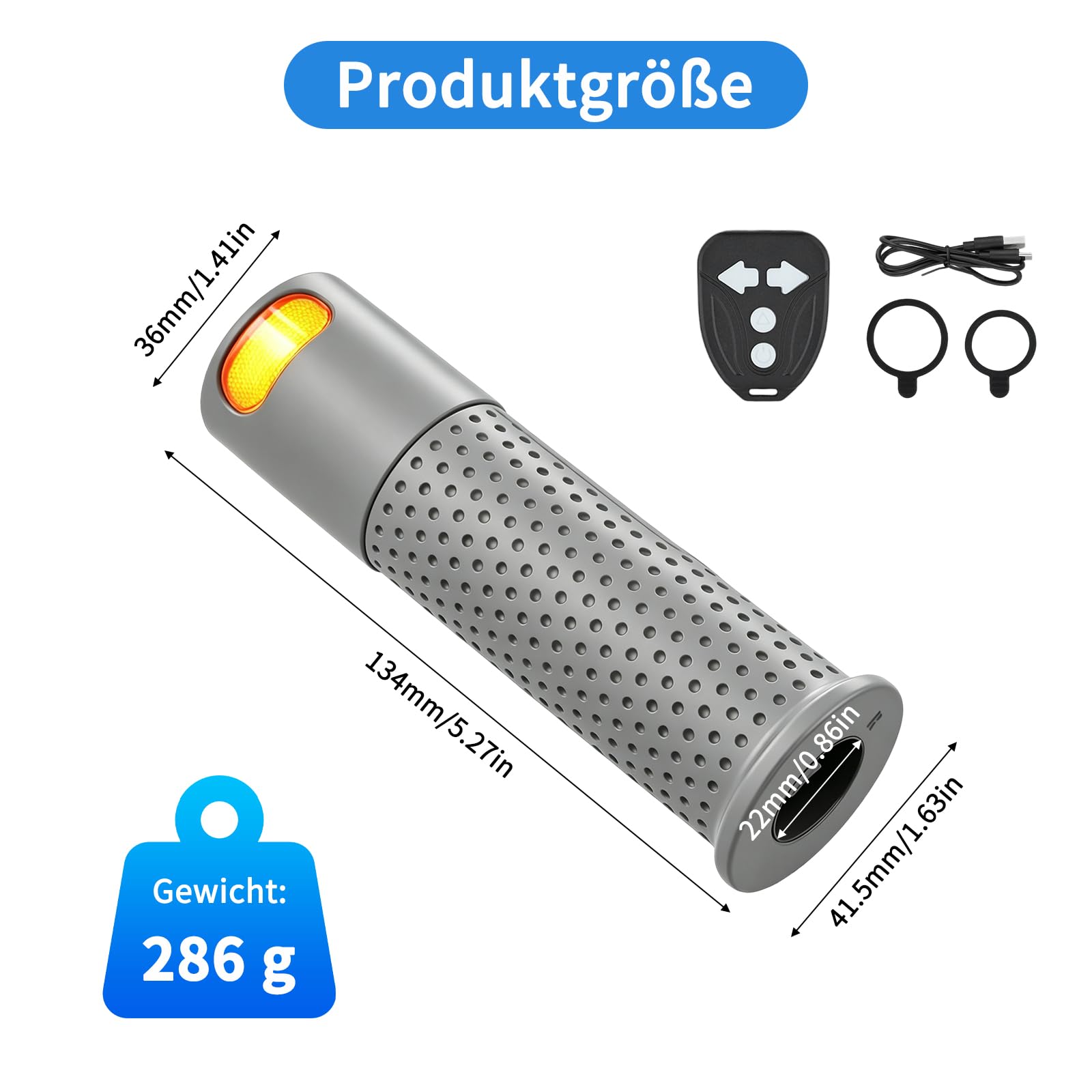 Juego de reequipamiento de intermitentes E para Xiaomi para M365 para Pro 1S para Pro 2 para Mi3, intermitentes E para scooter, mangos con lámpara intermitente, manillar, accesorios para