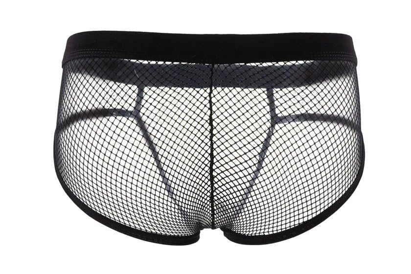 Image of PANTEASY Sexy Men's See Through Mesh Frenchie Brief Underwear