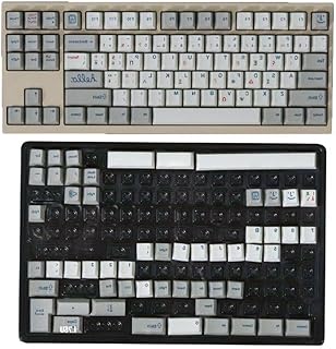 ヴィンテージスタイルキーキャップ高熱昇華レトロギリシャグレーキーキャップ CherryProfile メカニカルキーボード用キーキャップ DIY ヴィンテージスタイルキーキャップ高熱昇華レトロギリシャグレーキーキャップキーキャップ