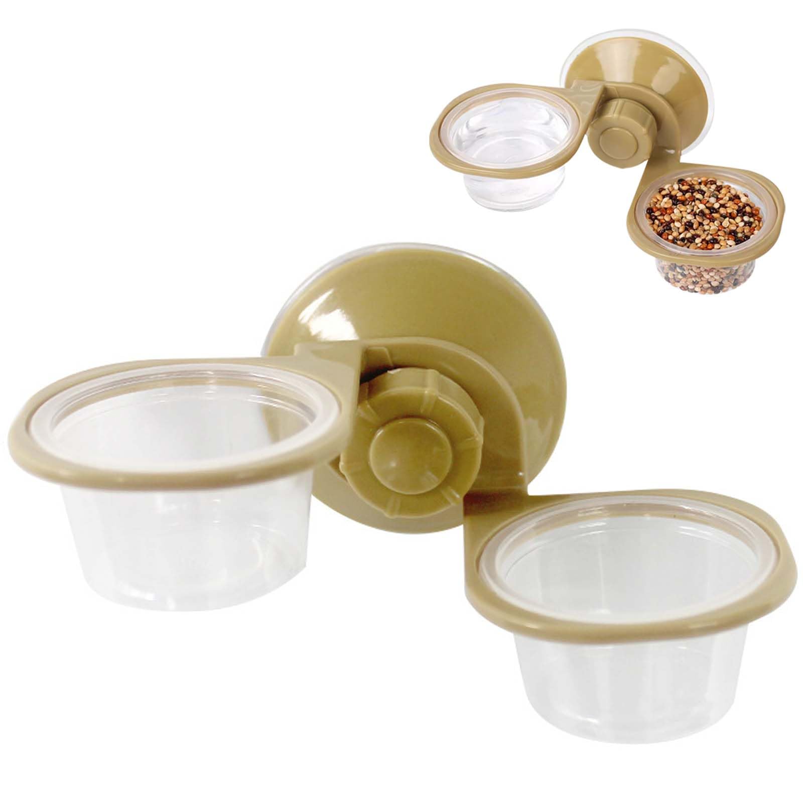 Amazon | PAVIKE 爬虫類用 フィーダー 吸盤式 簡単取り付け 両生類用餌