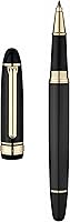 Vista 1 de BEILUNER 319 Piano Black Lacquer Rollerball - Impresionante bolígrafo de lujo con oro de 24 quilates, pesado y repuesto de tinta negra Schneider