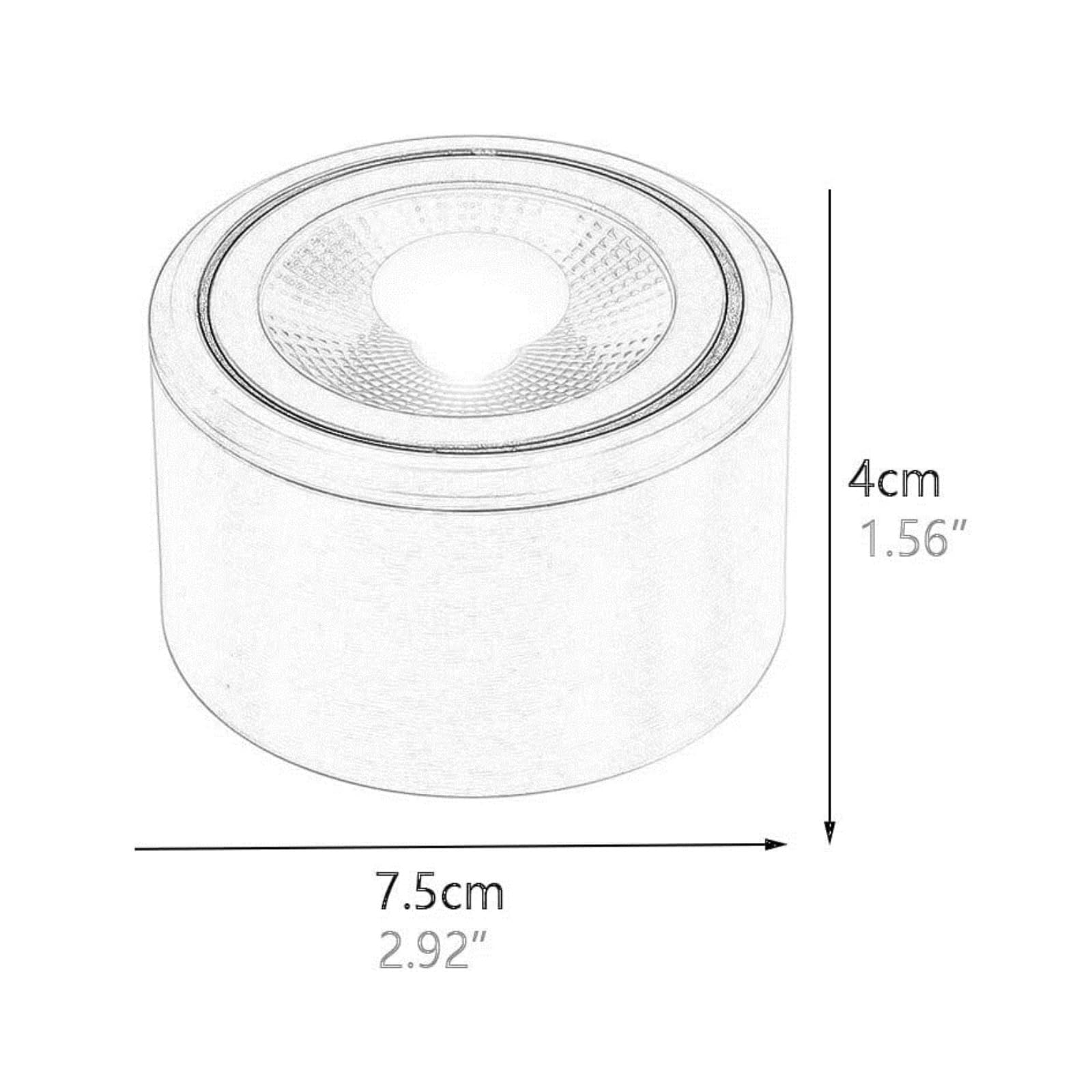 Oprawa Sufitowa Led Downlight H65, Mosiężna, Ultracienka, Montowana Na Powierzchni, Punktowa, Sufitowa, 3W, 5W7W, 9W, Źródło Światła Led/Cob, Napięcie, Den, Sal(Światło Neutralne-5W)
