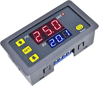 Programmable Cycle Timer Switch Timer Delay Relay LED Digital Display Timing Module 1Piece, AC220V