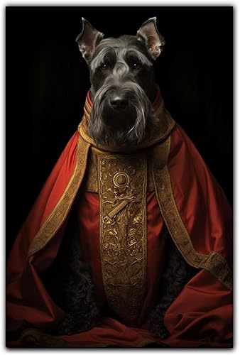 Miniatura 613 de Thuan Chow Chow Retrato de mascota con disfraz real de perro en un disfraz retrato de perro con vestimenta Retrato medieval de mascota retrato