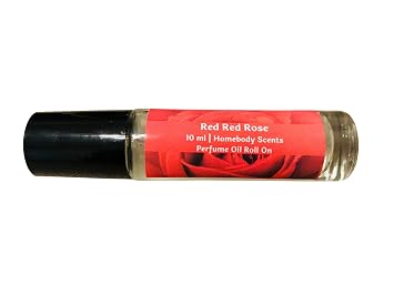 Red Red Rose 10 ml Perfume Roll On, Natural Perfume, Rose Perfume, Floral Perfume, Natural Ingredients, Cruelty Free, Travel Size Perfume by Homebody Scents