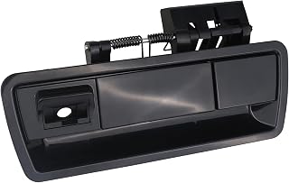 Osompar Rear Liftgate Exterior Door Handle Compatible with 2004-2015 Nissan Armada Replaces 90606-ZZ90E 90606-ZQ78A Tailgate Handle Black