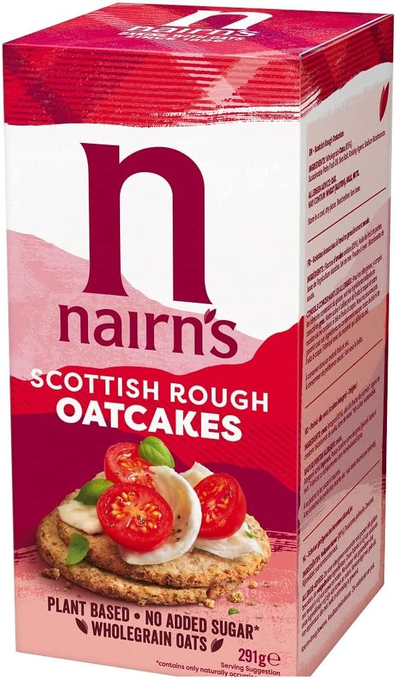 Nairns Rough Oatcakes - (291g) Case of 6