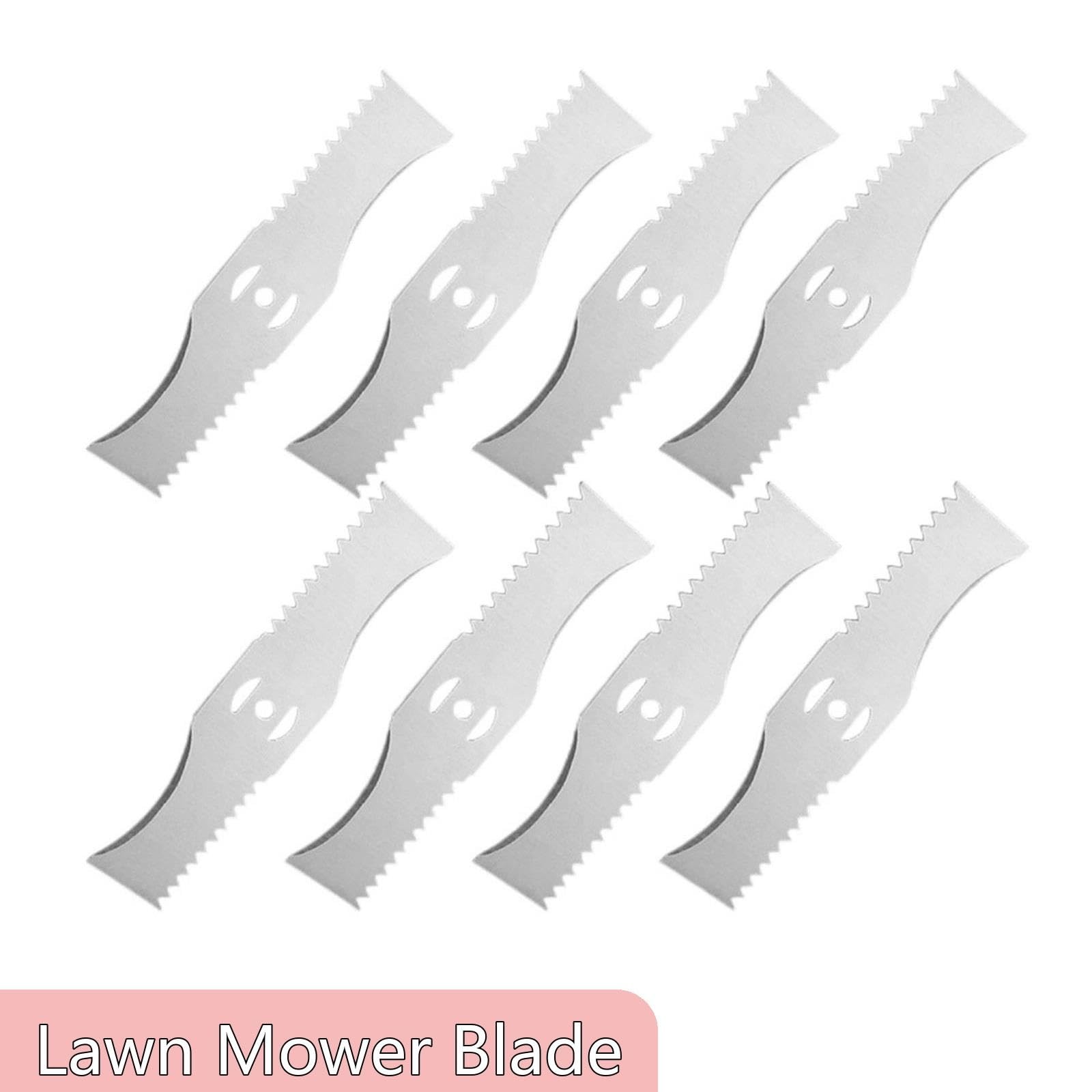 Cuchilla De Repuesto, Dentada En Forma De Arco De 150 Mm, for Cortacéspedes Pequeños, Diseño De Filo De Corte De Arco(16pcs)