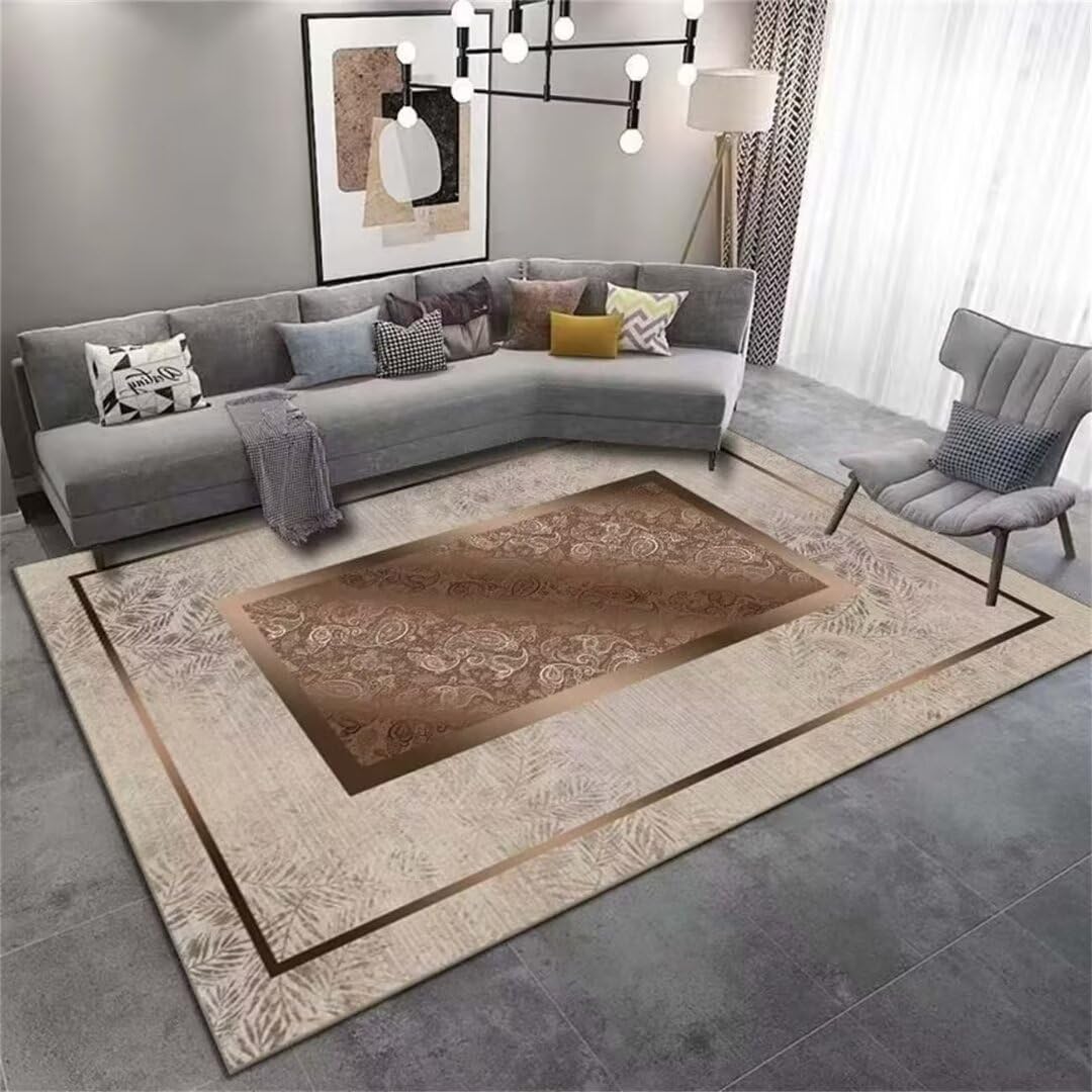 Tapis de salon moderne gris en descente de lit pour chambre ado