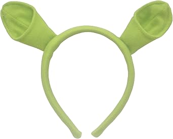 عصابة رأس Sheliky Green Ears لتزيين حفلات الهالوين للنساء والرجال والتنكر في المهرجانات وإكسسوارات أزياء الحفلات