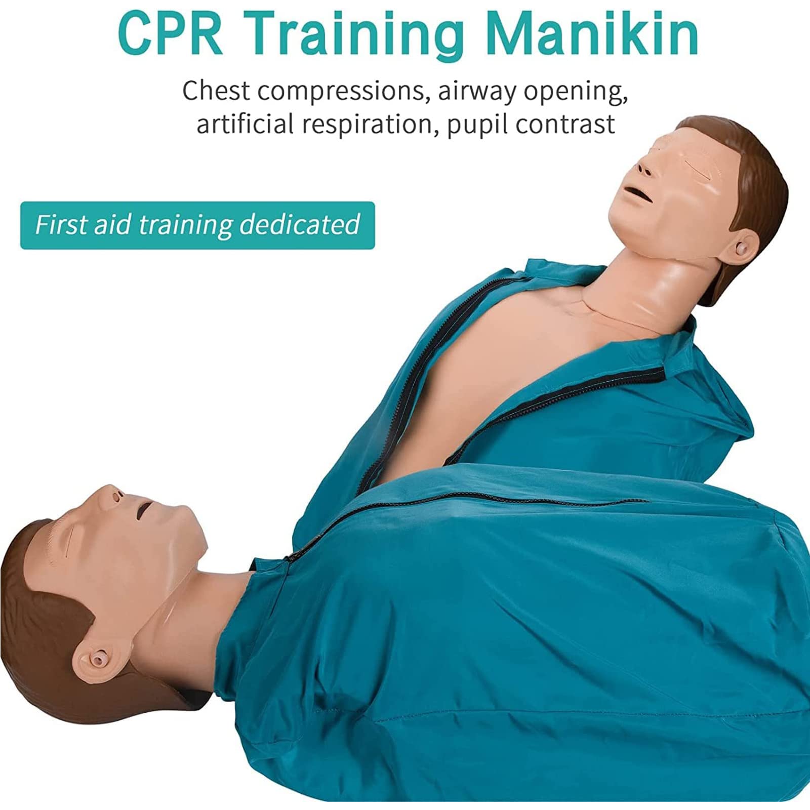 Amazon.co.jp: 成人のCPRマネキンキット、心肺蘇生シミュレータ