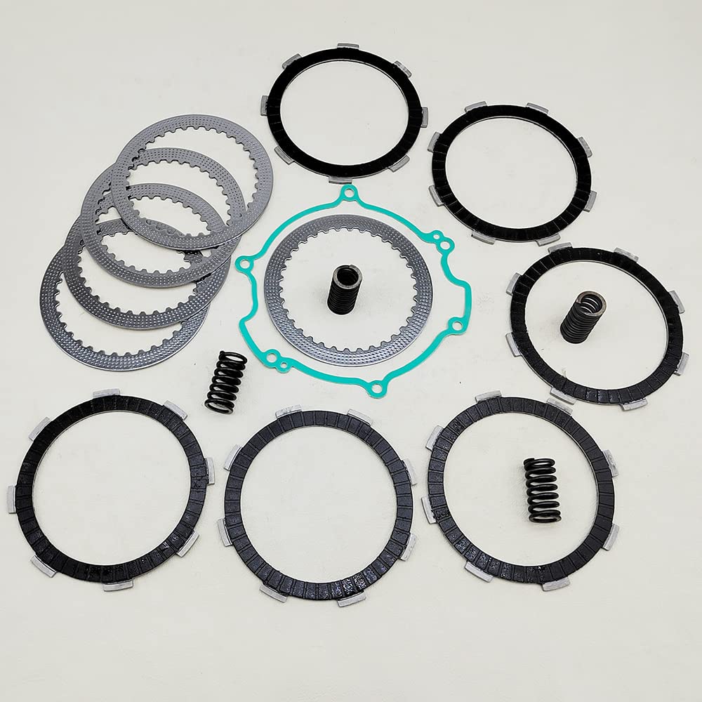 Kit Embrague Placas de fricción y Muelles de servicio pesado Junta para Kawasaki KX80 KX 80 1998-2000 KX85 KX 85 2001-2021 KX100 KX 100 1998-2021