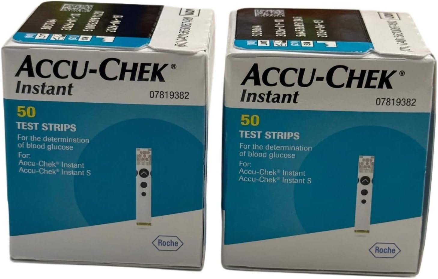 Instant Blood Glucose Test Strips, 100 Count, for Accurate Monitoring