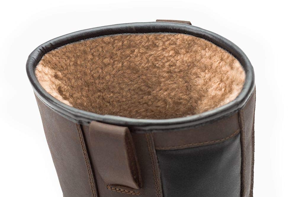 Botte de Securité Suxxeed Offroad S3 - Bottes Amagnétiques Fourrées - Légères et Flexibles - Adhérente - Résistante aux Huiles - Bout Recouvert - Marron - Taille 36