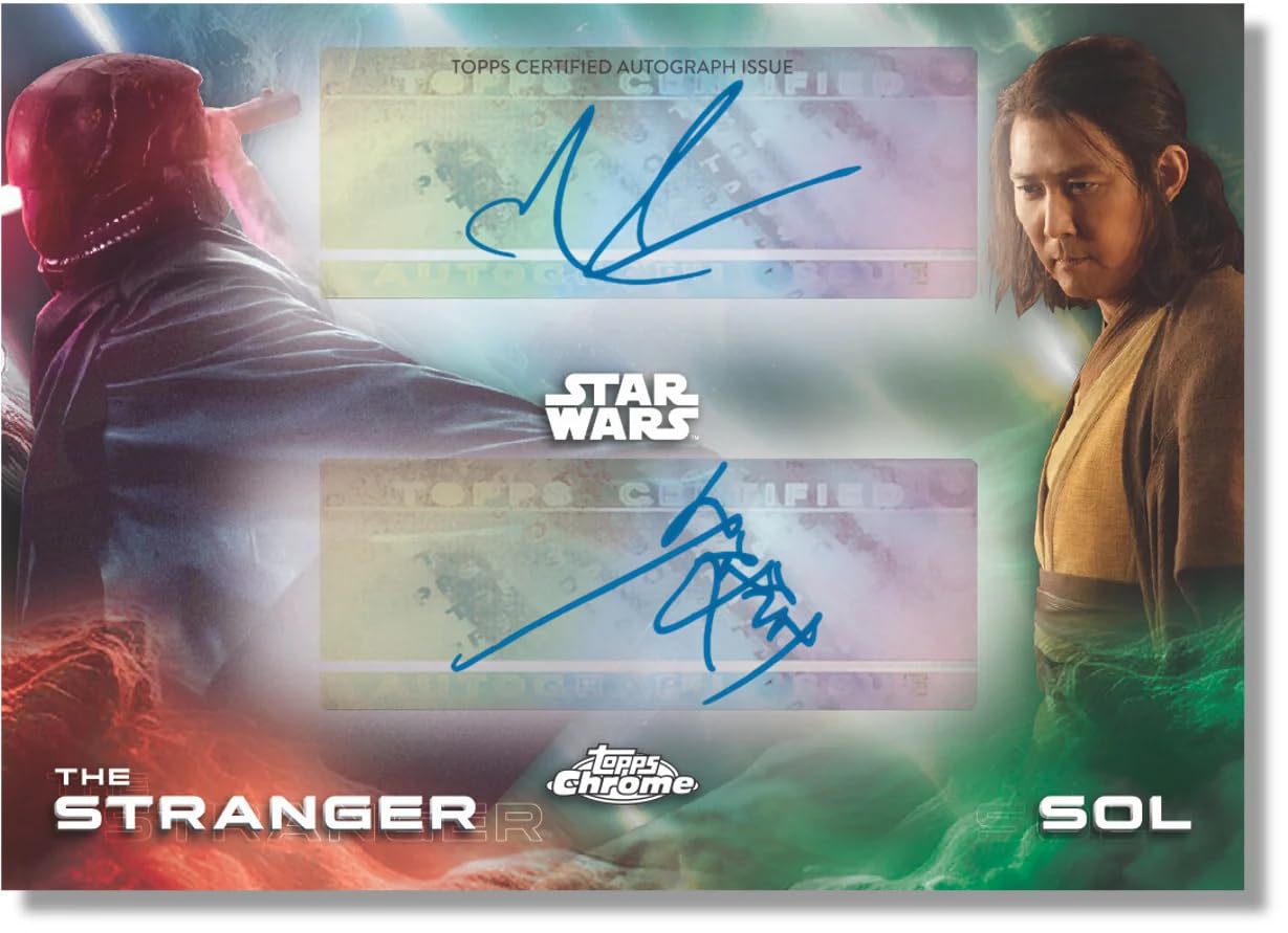 Karty Star Wars Topps Chrome 2025 Zestaw 8 Paczek Idealny na Prezent dla Fana Gwiezdnych Wojen