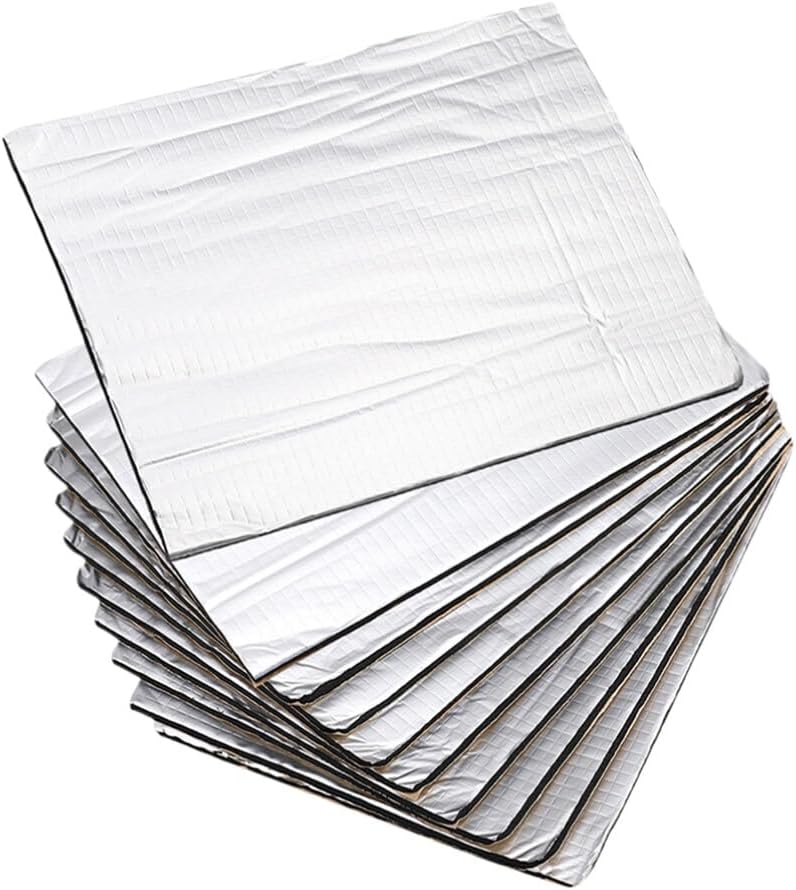 20pcs Auto Sound Insulation for Engine Hoods and Sound Deadening Material Easy Installation Multifunctional Use for Doors and Roofs Soundproofing Accessory