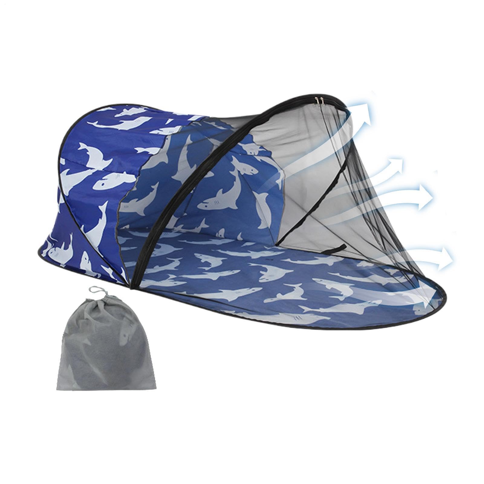 Tente camping pliable et portable anti-moustique pour jardin et voyage